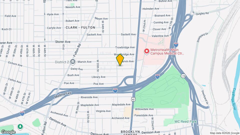 3010 Daisy Ave Map and Location Details