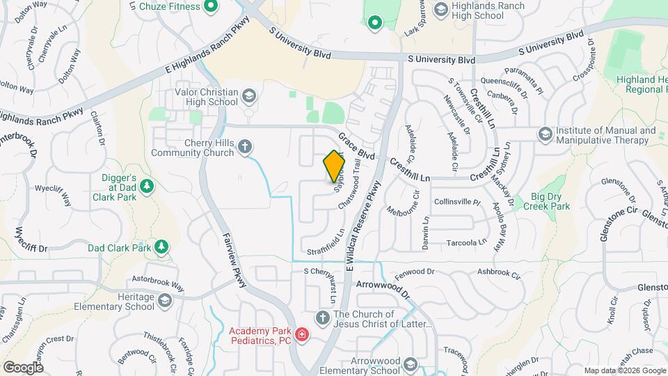 9901 Saybrook St Map and Location Details