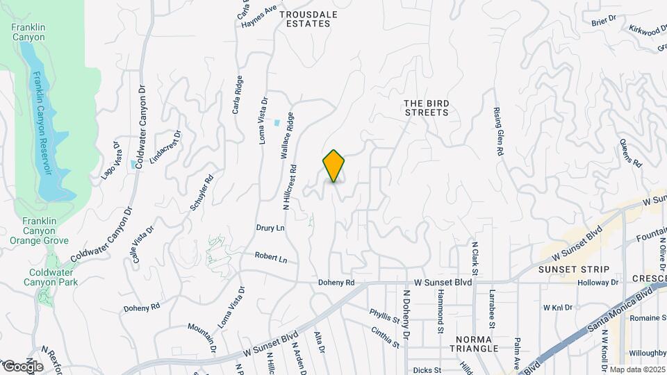 9314 Sierra Mar Dr Map and Location Details