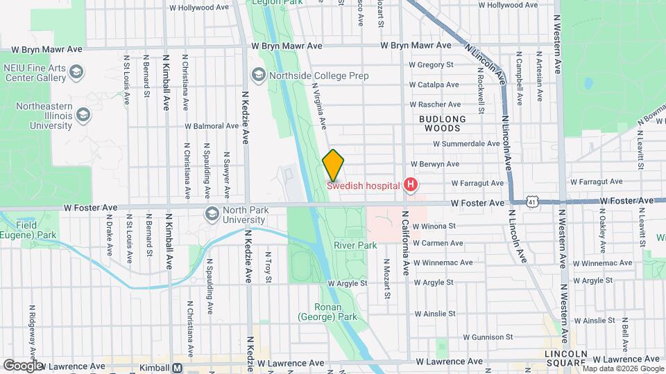 5224 N Virginia Ave Map and Location Details