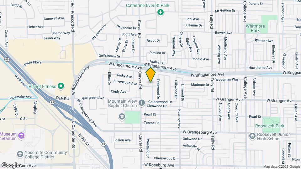 1609 Barkwood Dr Mapa y Detalles de la Ubicación