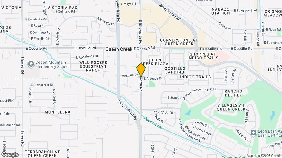 2817 W Silver Creek Ln Mapa y Detalles de la Ubicación