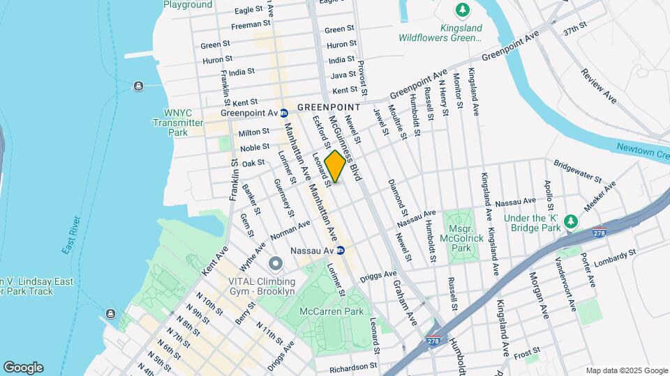 644 Leonard St Mapa y Detalles de la Ubicación