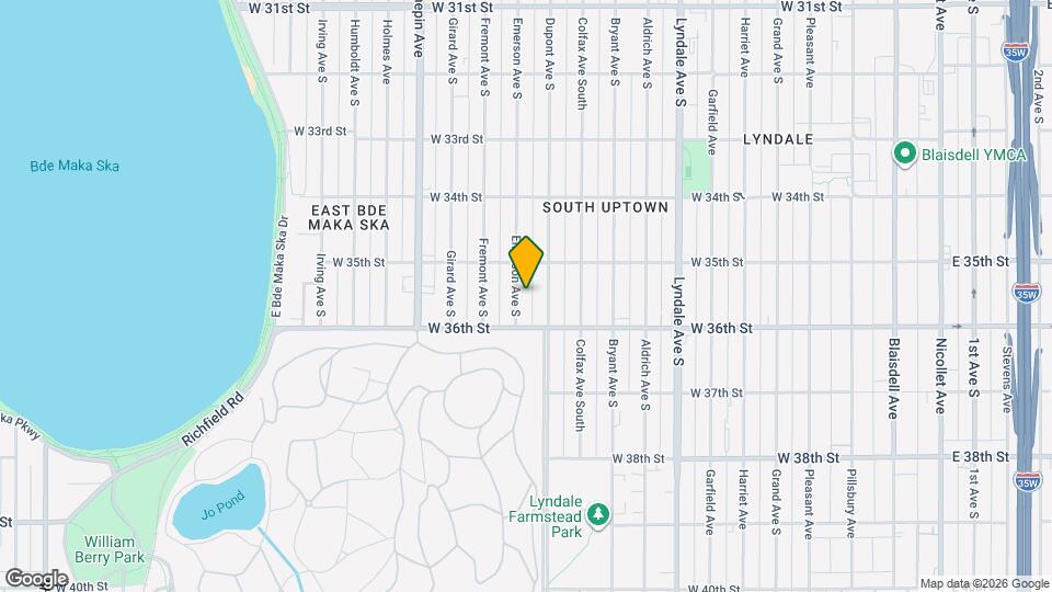 3529 Emerson Ave S, Unit 4 Map and Location Details