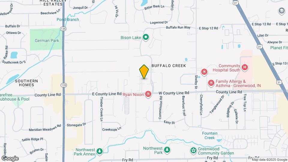 8921 Hunters Creek Dr Map and Location Details
