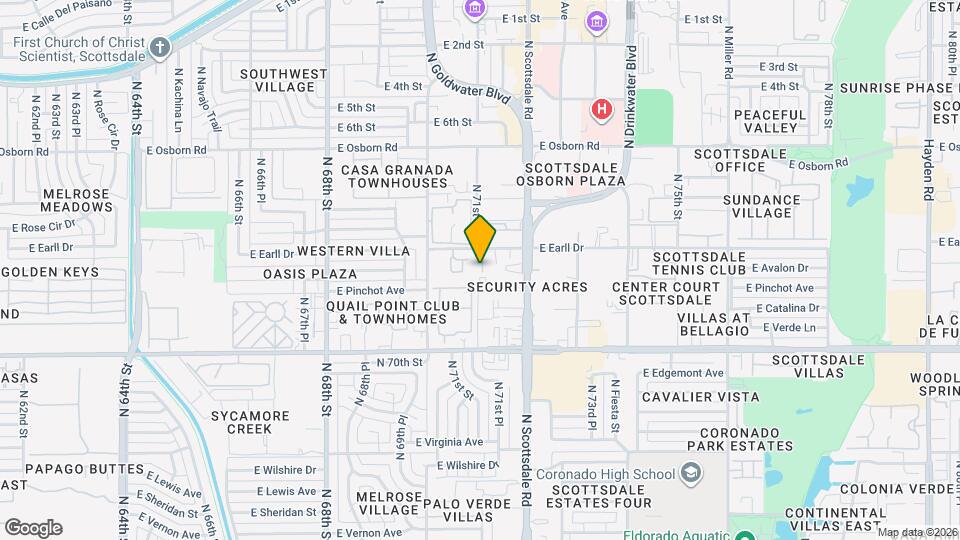 3104 N 71st St Mapa y Detalles de la Ubicación