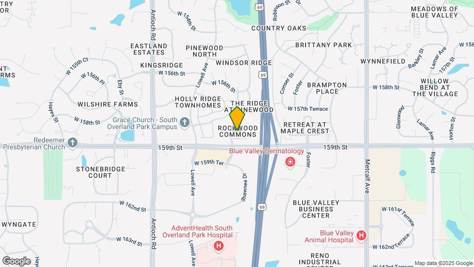 15876 Valley View Dr Map and Location Details