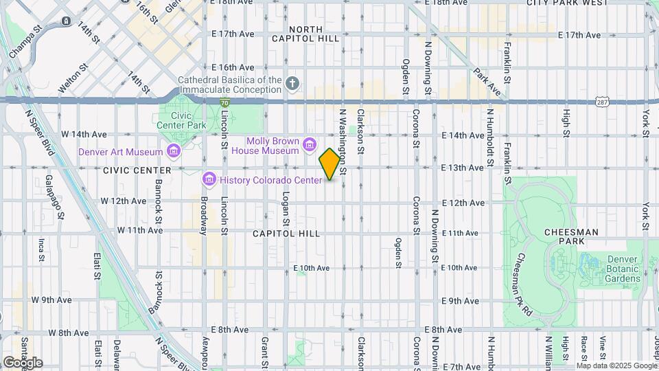 1240 Pearl St Map and Location Details