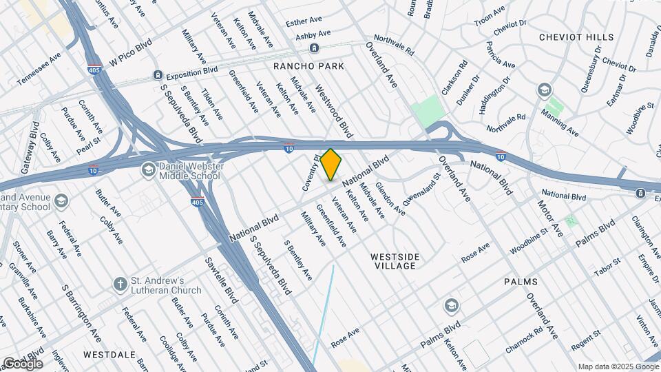 10921 National Blvd Map and Location Details
