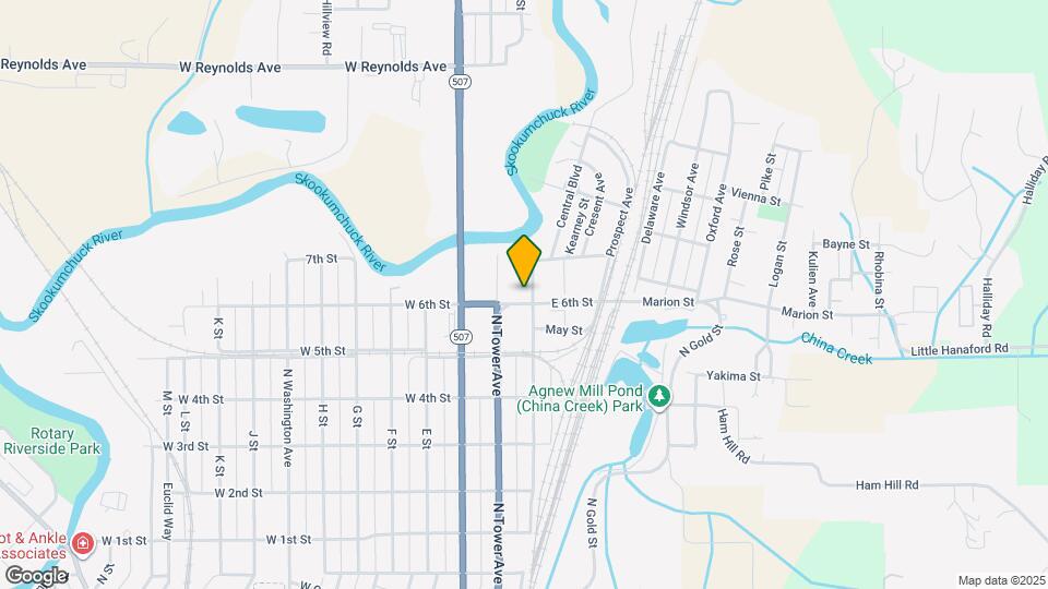 1207 B St Map and Location Details