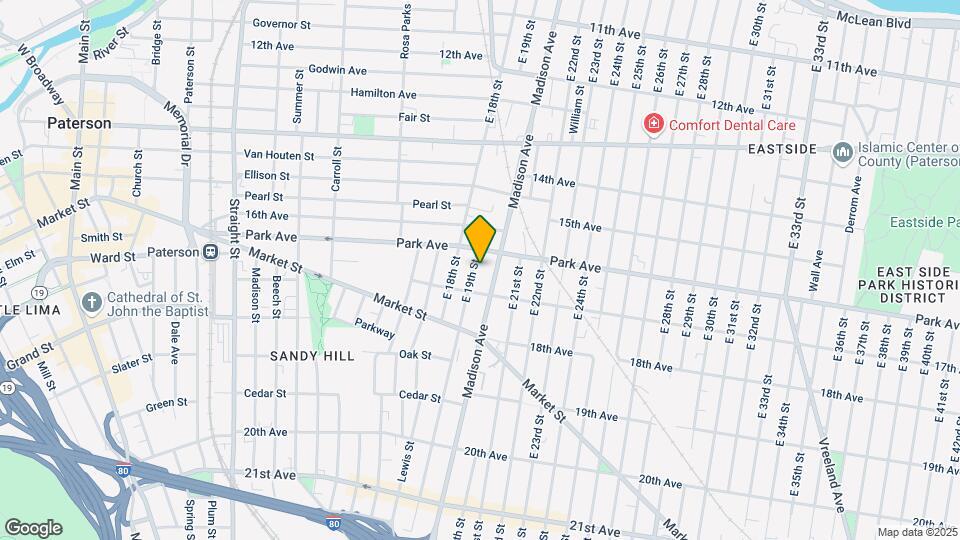 779 E 19th St Map and Location Details