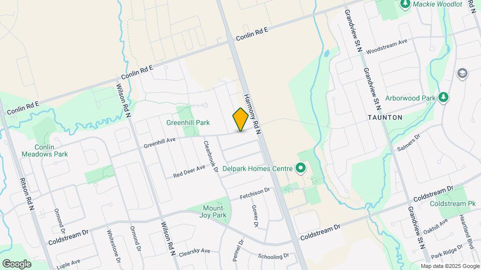 929 Greenhill Ave Map and Location Details