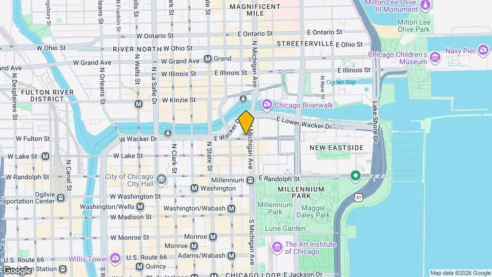 230 N Michigan Ave Map and Location Details