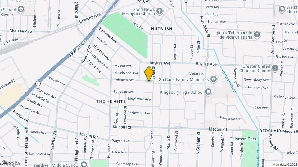 3787 Fairmont Ave Map and Location Details