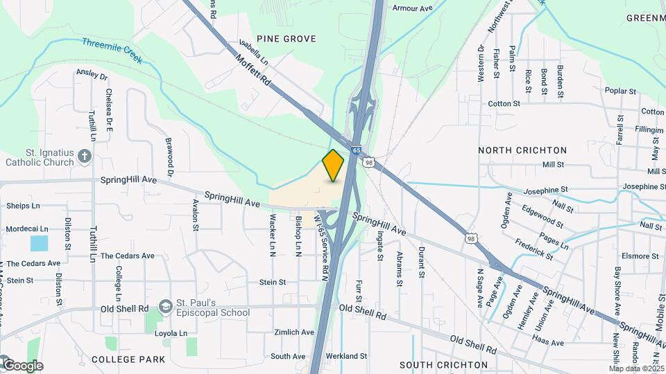 Furnished Studio-Mobile - Spring Hill Map and Location Details