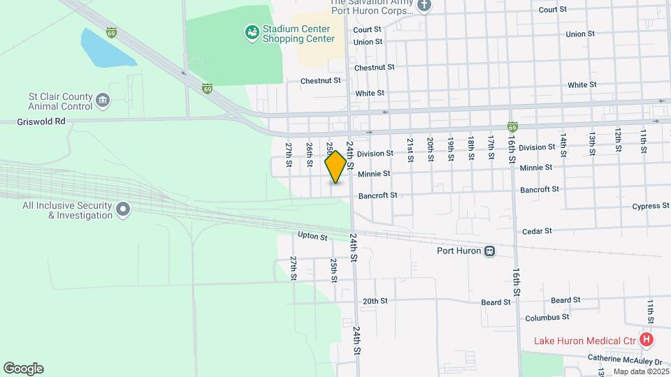 1916 25th St Map and Location Details