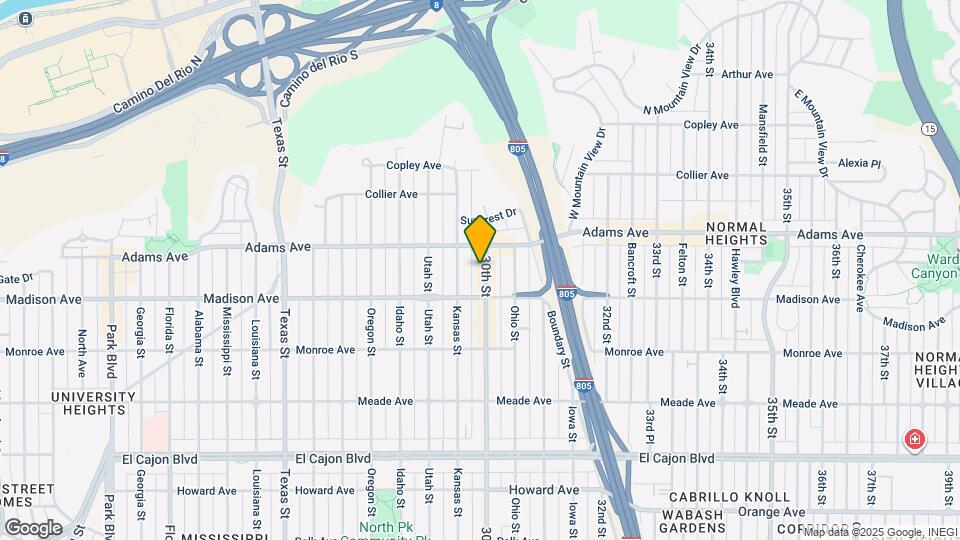 4654 30th St Map and Location Details