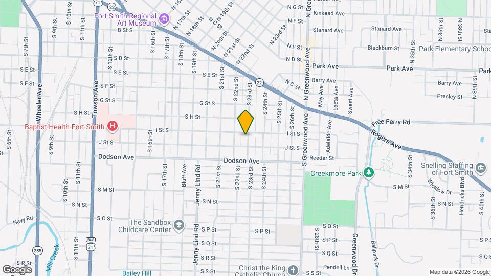 1008 S 23rd St Map and Location Details