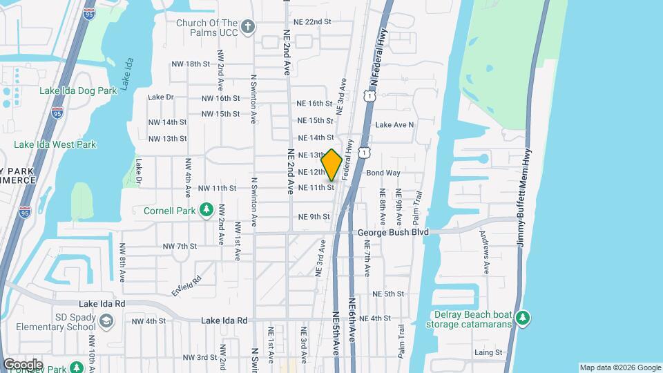 1104 NE 3rd Ave Map and Location Details