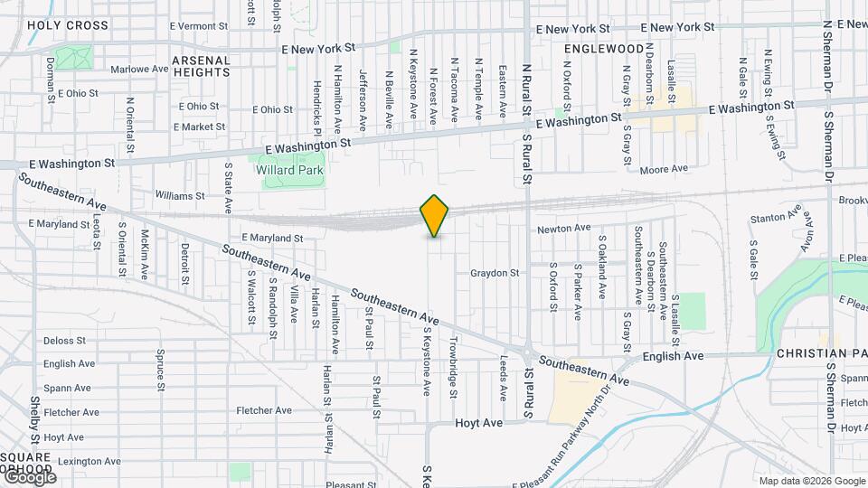 237 S Keystone Ave Map and Location Details