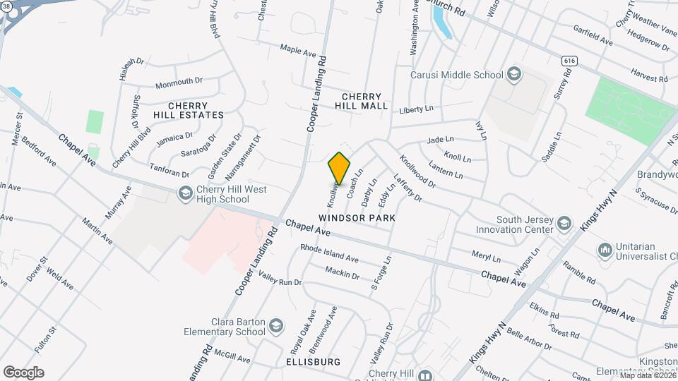 15 Knollwood Dr Mapa y Detalles de la Ubicación