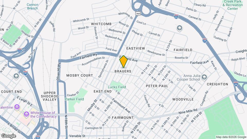 1512 N 19th St Map and Location Details