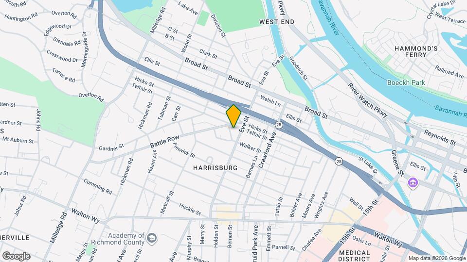 1920 Walker St Mapa y Detalles de la Ubicación