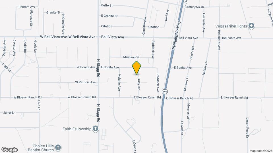 2670 N Trudy St Map and Location Details