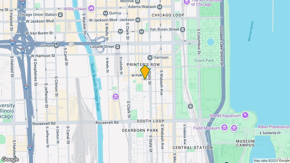 801 S Plymouth Ct, Unit 911 Map and Location Details