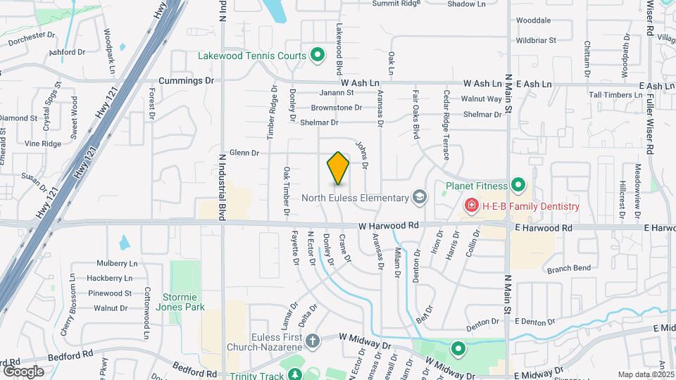 1202 Crane Dr Map and Location Details