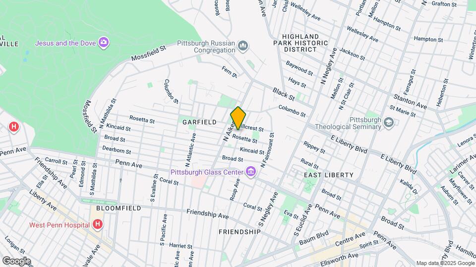 305 N Graham St Map and Location Details