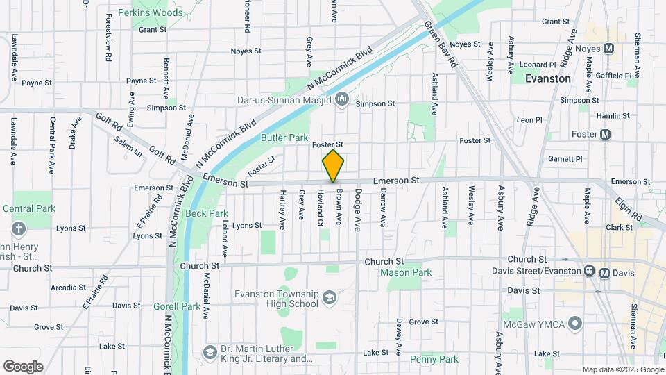 1932 Emerson St Map and Location Details