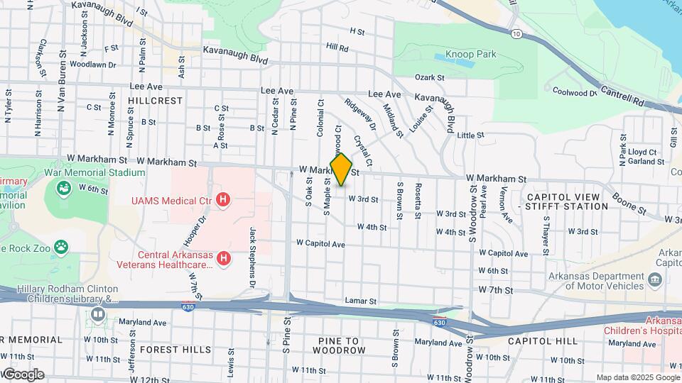 218 S Valentine St Map and Location Details