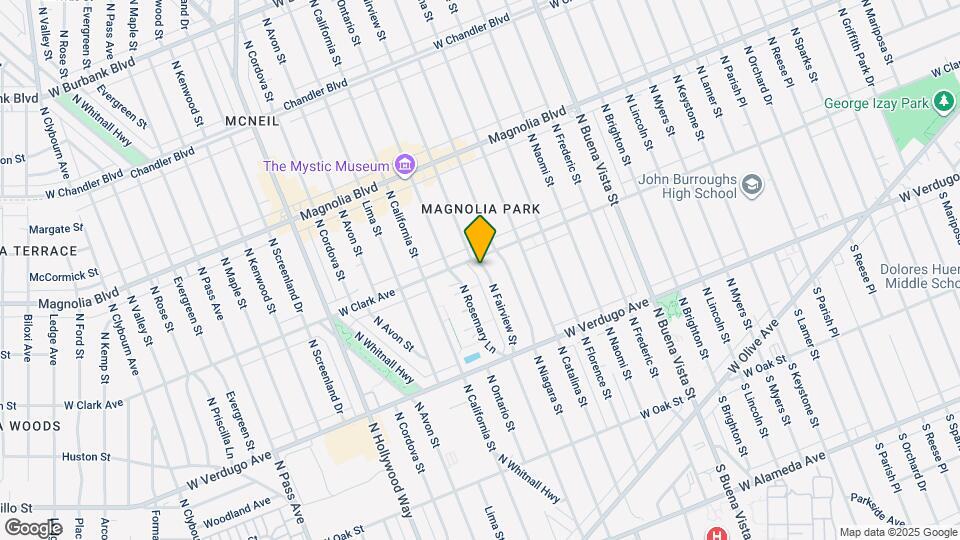 643 N Fairview St, Unit 101 and 201 Map and Location Details