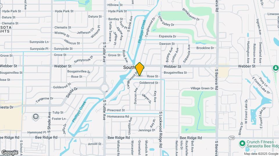 3024 Rose St Map and Location Details