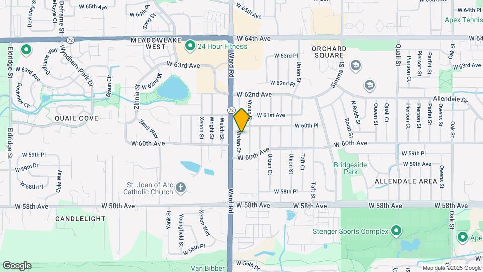 6068 Vivian Ct Map and Location Details