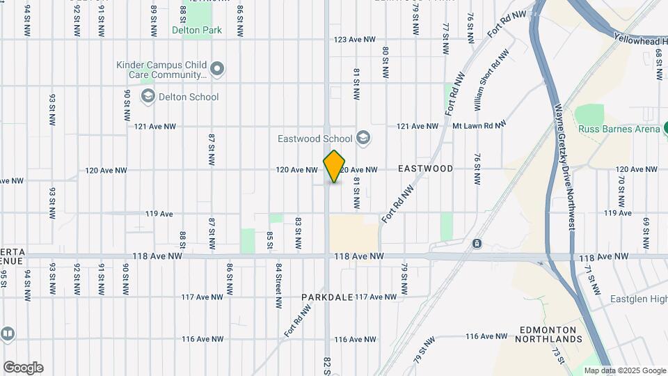 Eastwood Heights Map and Location Details