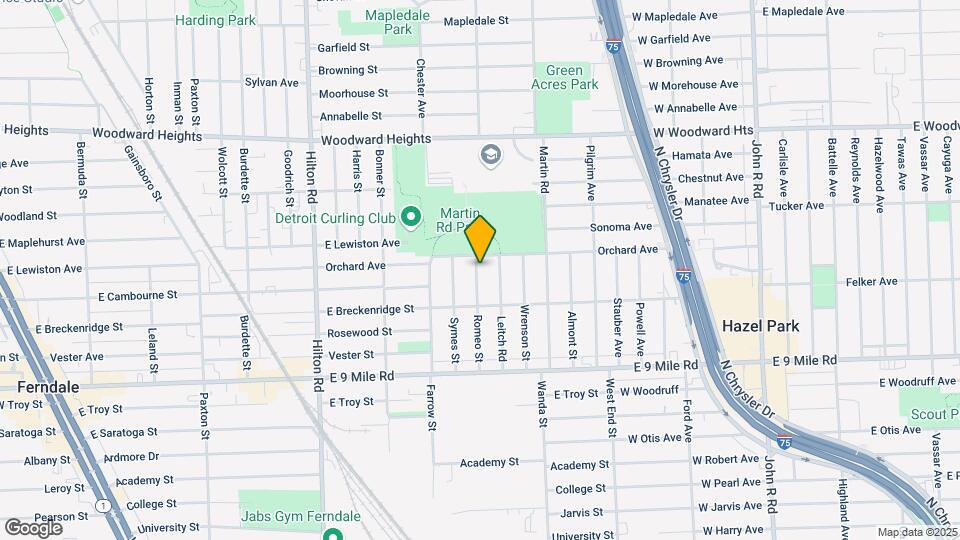 2128 Romeo St Map and Location Details