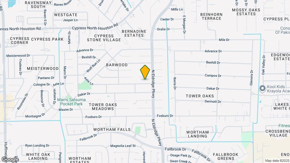 12414 Aste Ln Map and Location Details