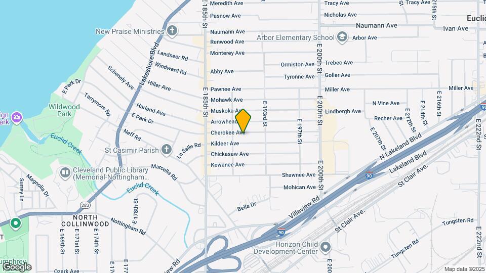 18908 Cherokee Ave Map and Location Details