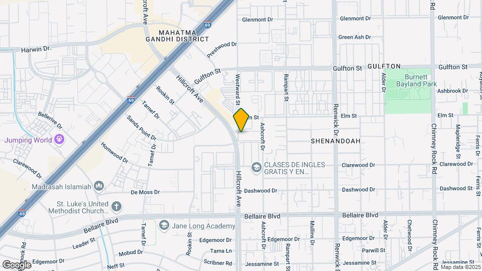 6405 Westward St Map and Location Details
