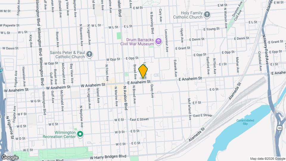 237 E Anaheim St Map and Location Details