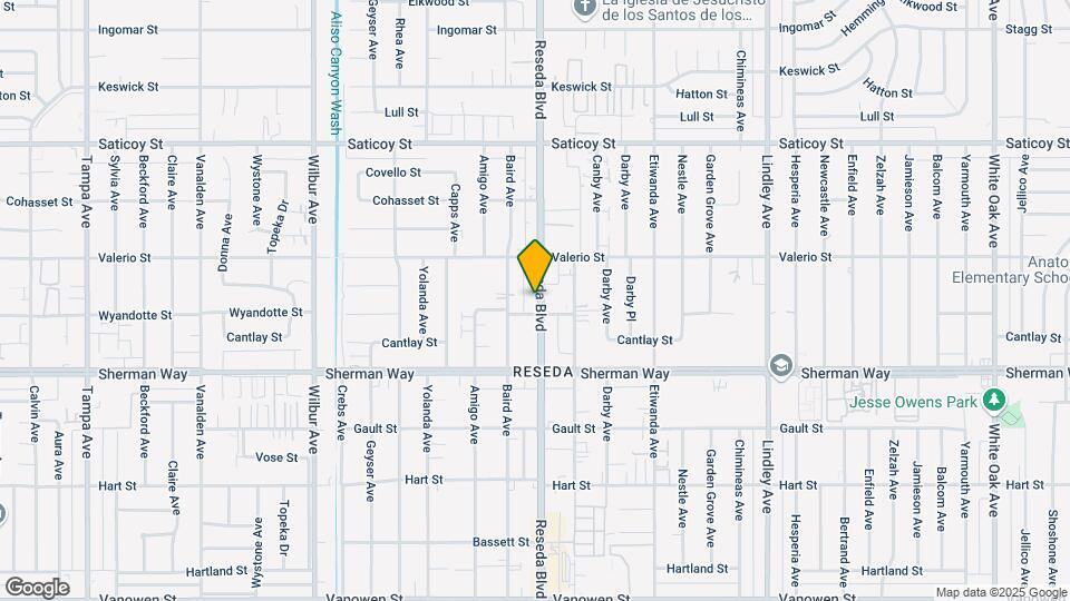 7313 Reseda Blvd Map and Location Details
