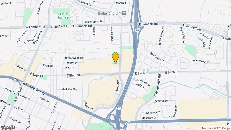 185 S State College Blvd Map and Location Details
