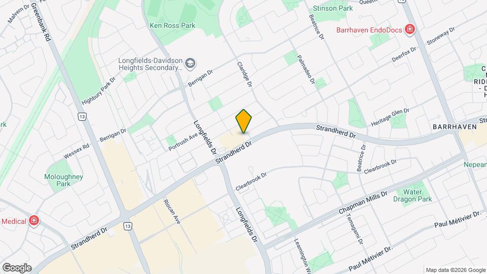 141 Oakfield Crescent Map and Location Details