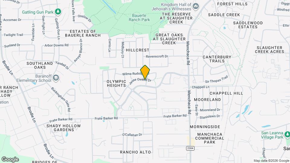 2101 Jesse Owens Dr Map and Location Details