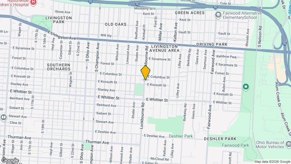 1024 Lockbourne Rd Map and Location Details