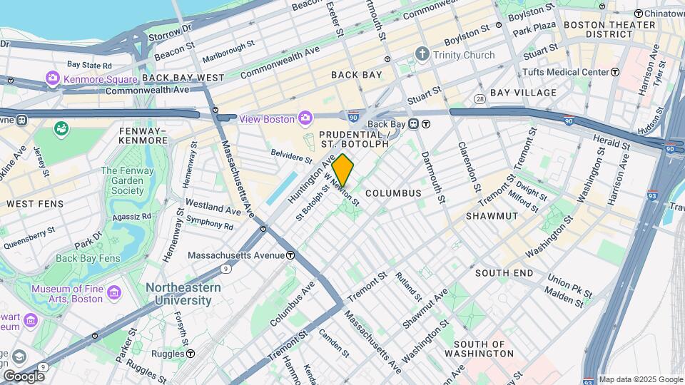 230 W Newton St, Unit 302 Map and Location Details