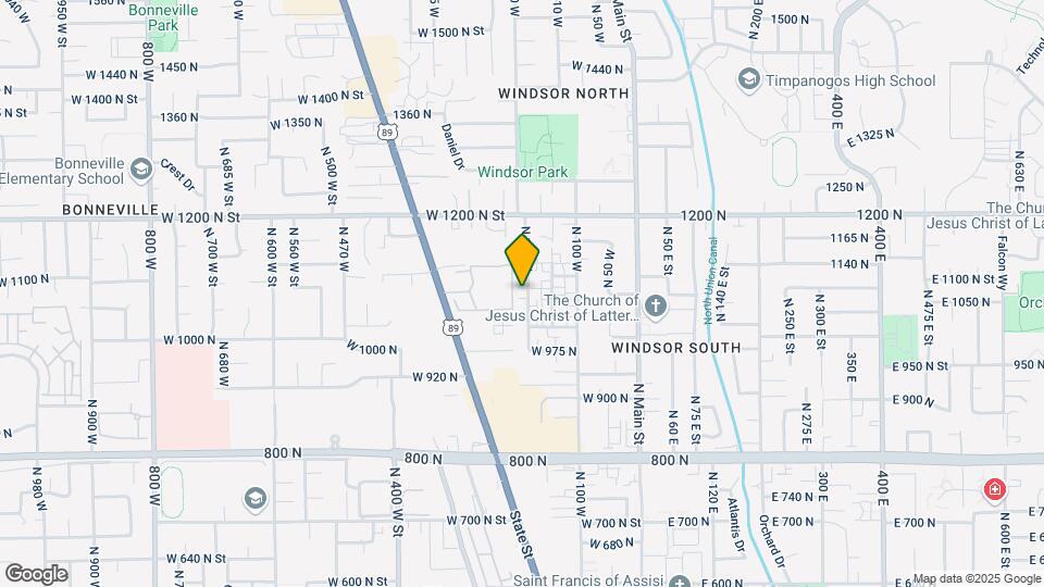 1073 N 185 W, Unit 1075 N 185 W Mapa y Detalles de la Ubicación