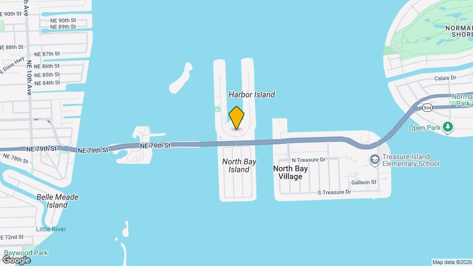 7900 Harbor Island Dr, Unit Ph8 Mapa y Detalles de la Ubicación